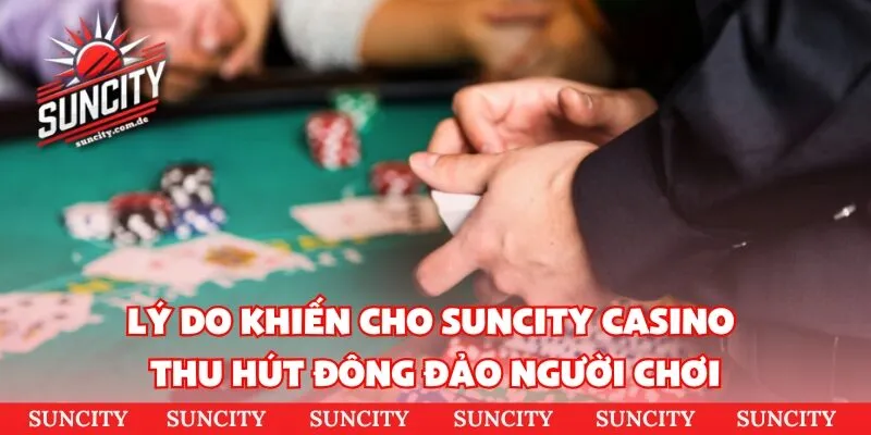 Lý do khiến cho Suncity Casino thu hút đông đảo người chơi 